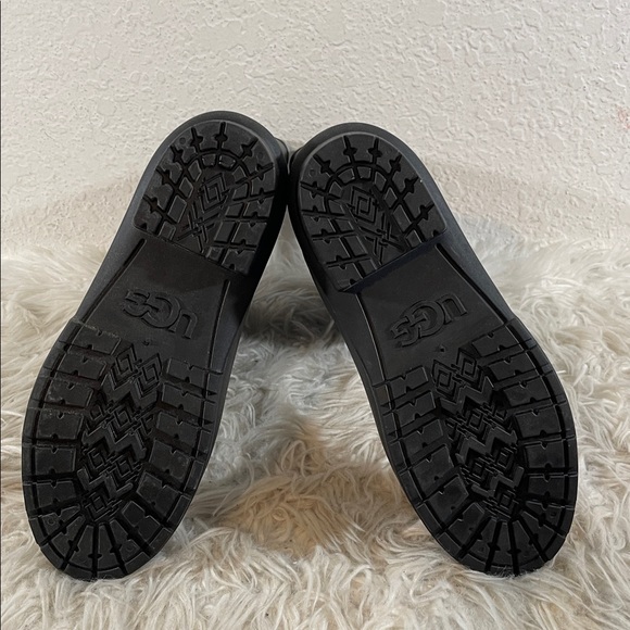 UGG Sienna Matte Rain Rubber Boots Slip On Black 1100510 Size 9 Warm & Cozy NEW - Picture 11 of 15